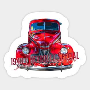 1940 Chevrolet Special Deluxe Coupe Street Rod Sticker